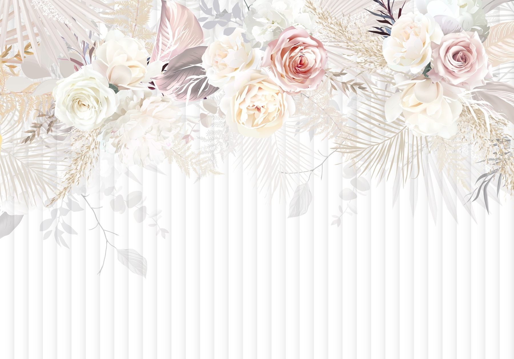 White and pink flowers White and pink flowers