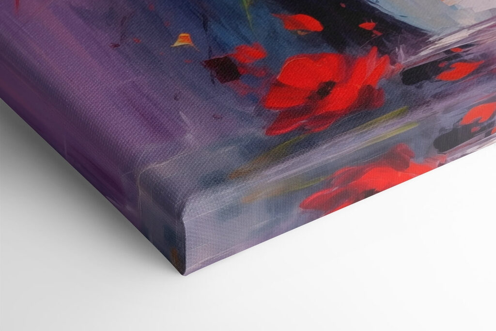 Painting of flowers in a vase Painting of flowers in a vase