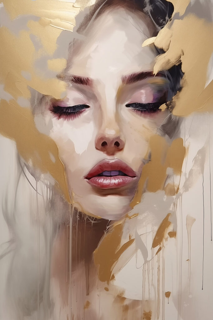 Ethereal beauty encased in art Ethereal beauty encased in art