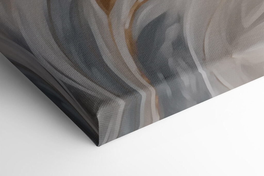 Elegant waves in soft colors