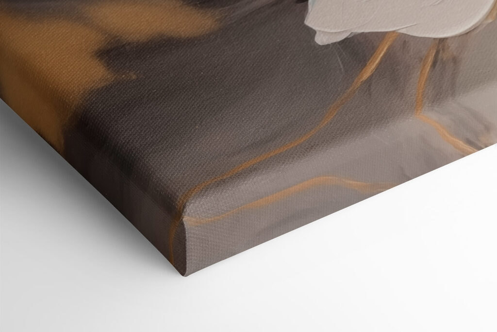 Painting of a white flower