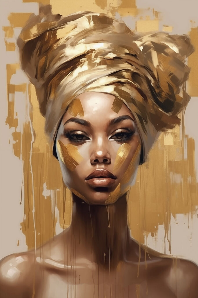 Captivating beauty in unique style