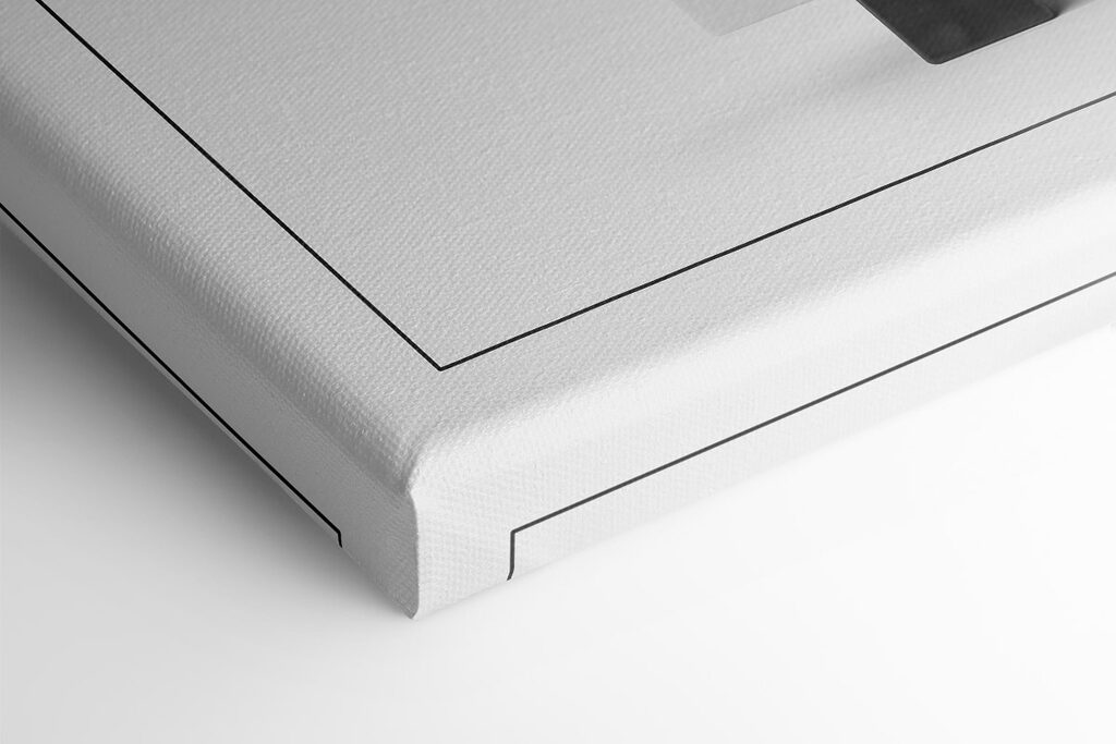 Black and white cubes stacked together Black and white cubes stacked together