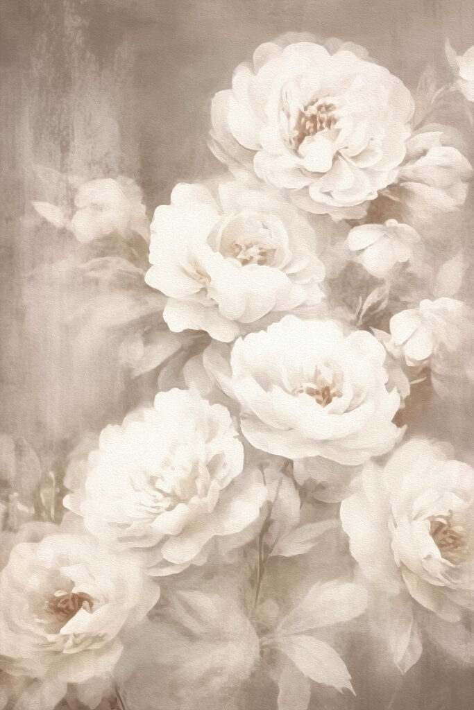 Delicate blooms in soft tones Delicate blooms in soft tones