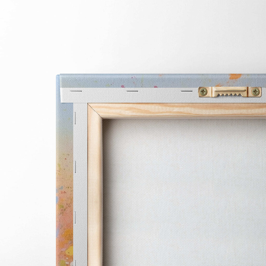 Painting of flowers in a field Painting of flowers in a field