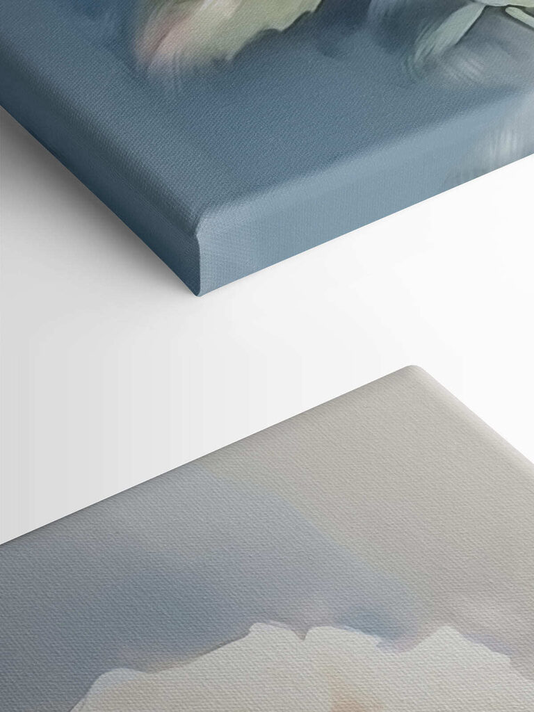 White rose with green leaves