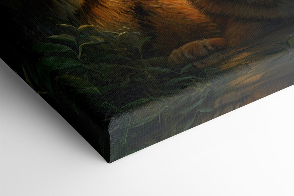 Tiger and a cub in the jungle Tiger and a cub in the jungle