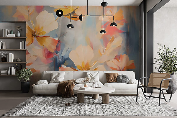 Fotótapéta Fotótapéta Virágok festése (Cikkszám: w02327)