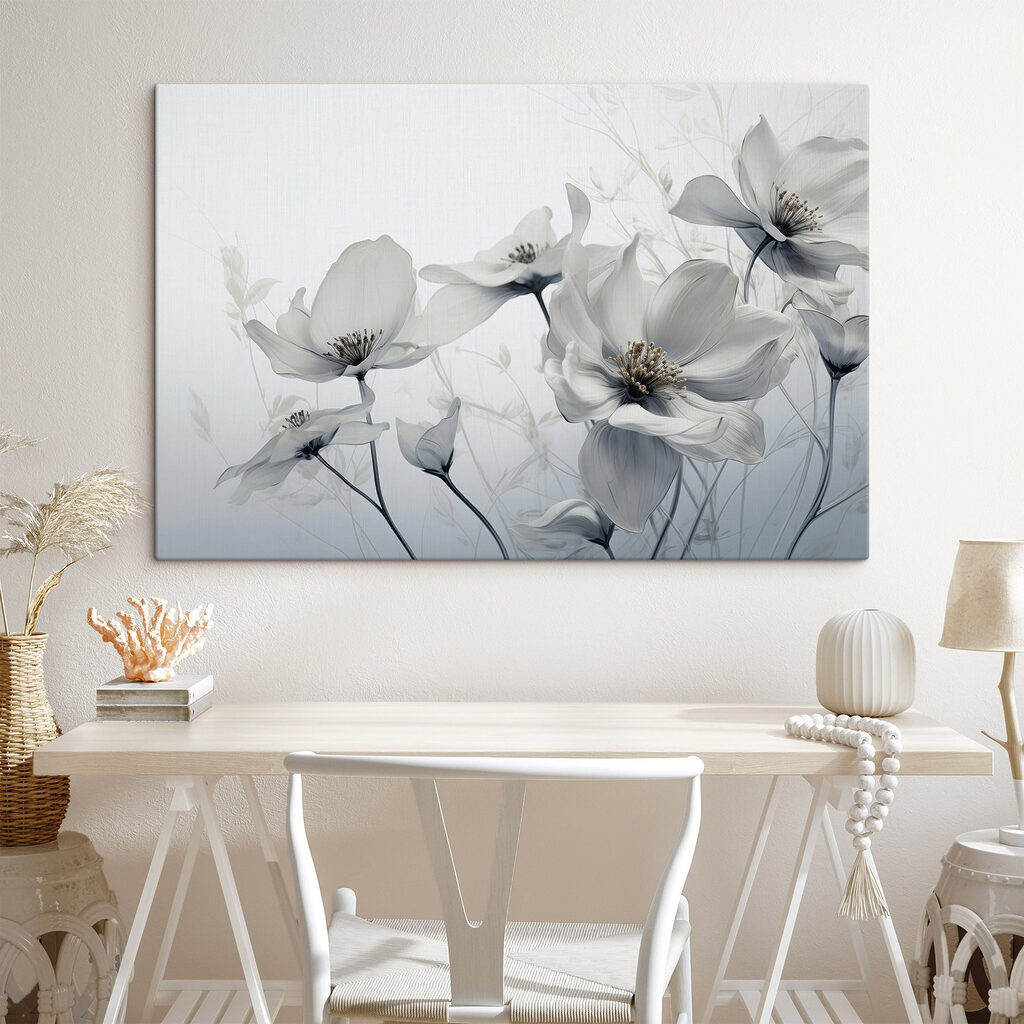 Delicate petals in soft tones