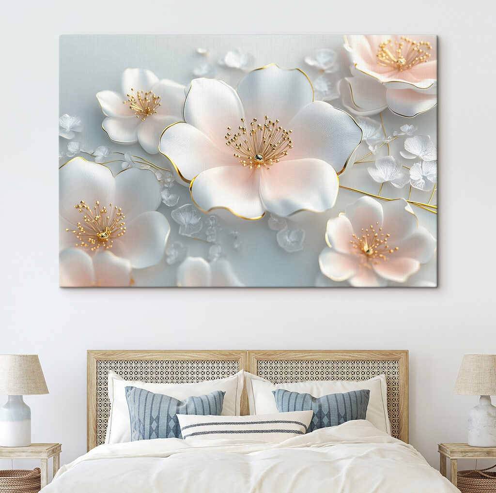 Group of white flowers