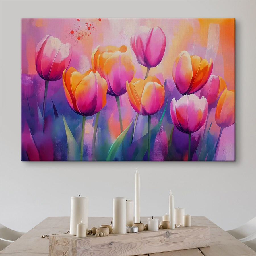Tulipánok festése