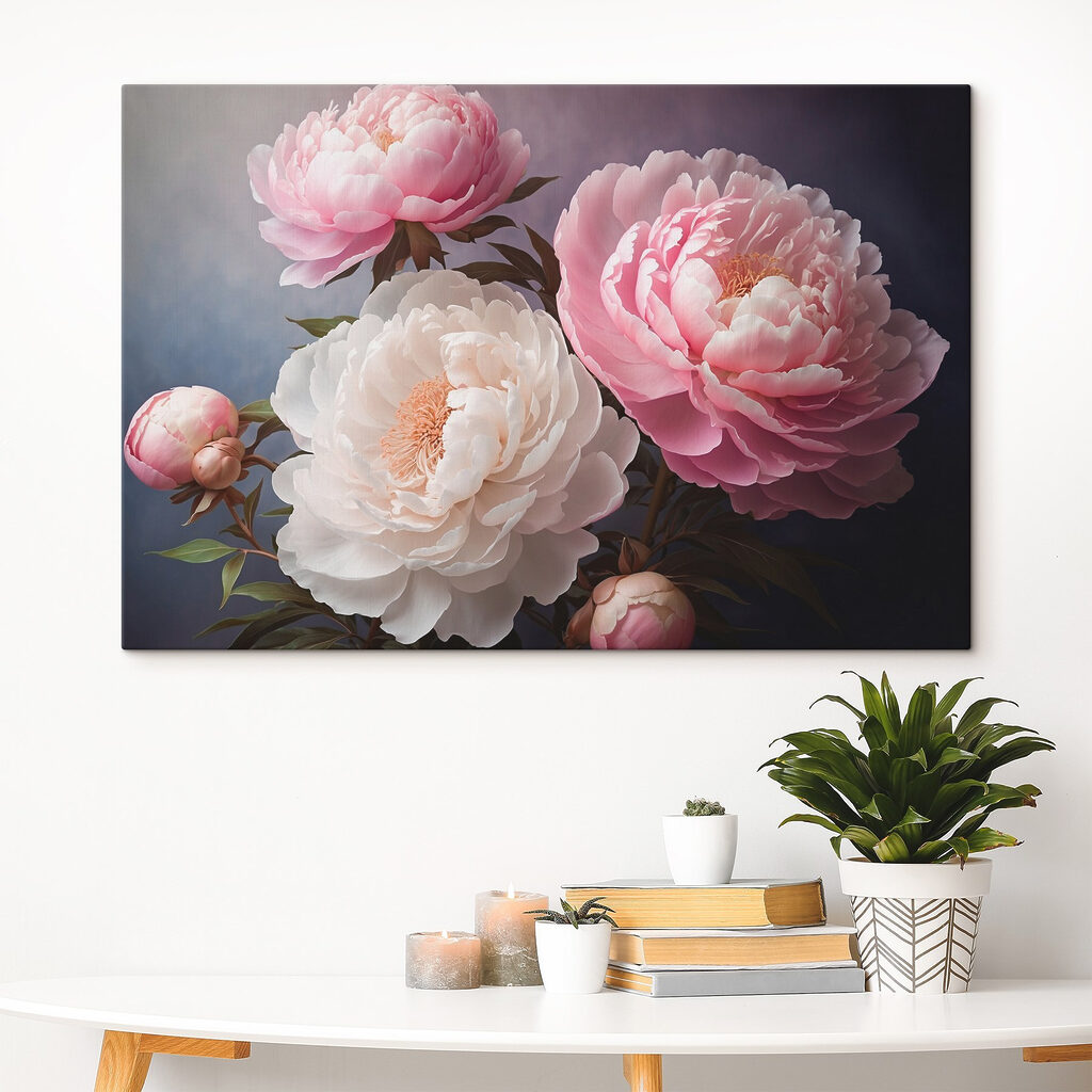 Group of pink and white flowers Group of pink and white flowers