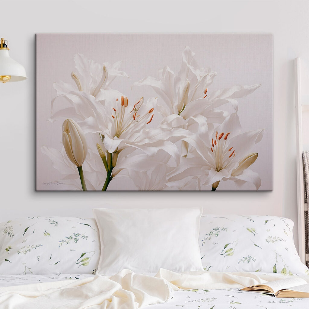 Group of white flowers Group of white flowers