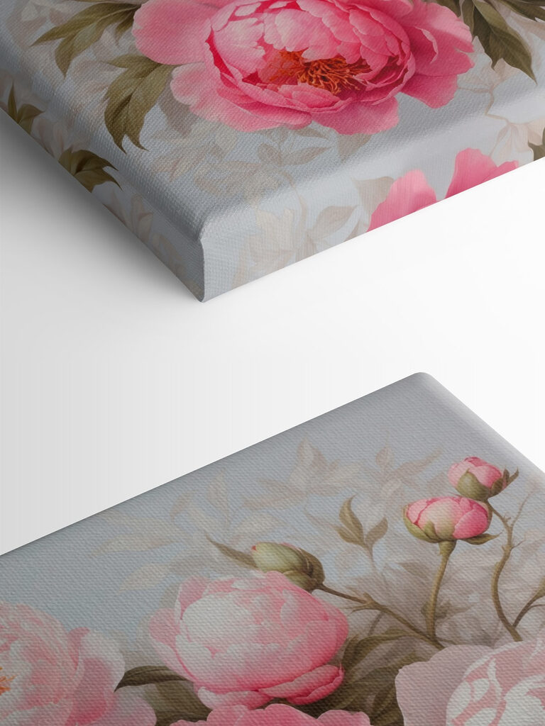 Group of pink and white flowers