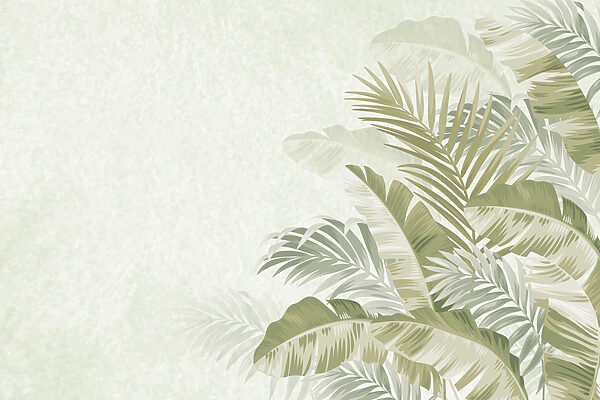 Nyugodt trópusi lombok háttér design Nyugodt trópusi lombok háttér design