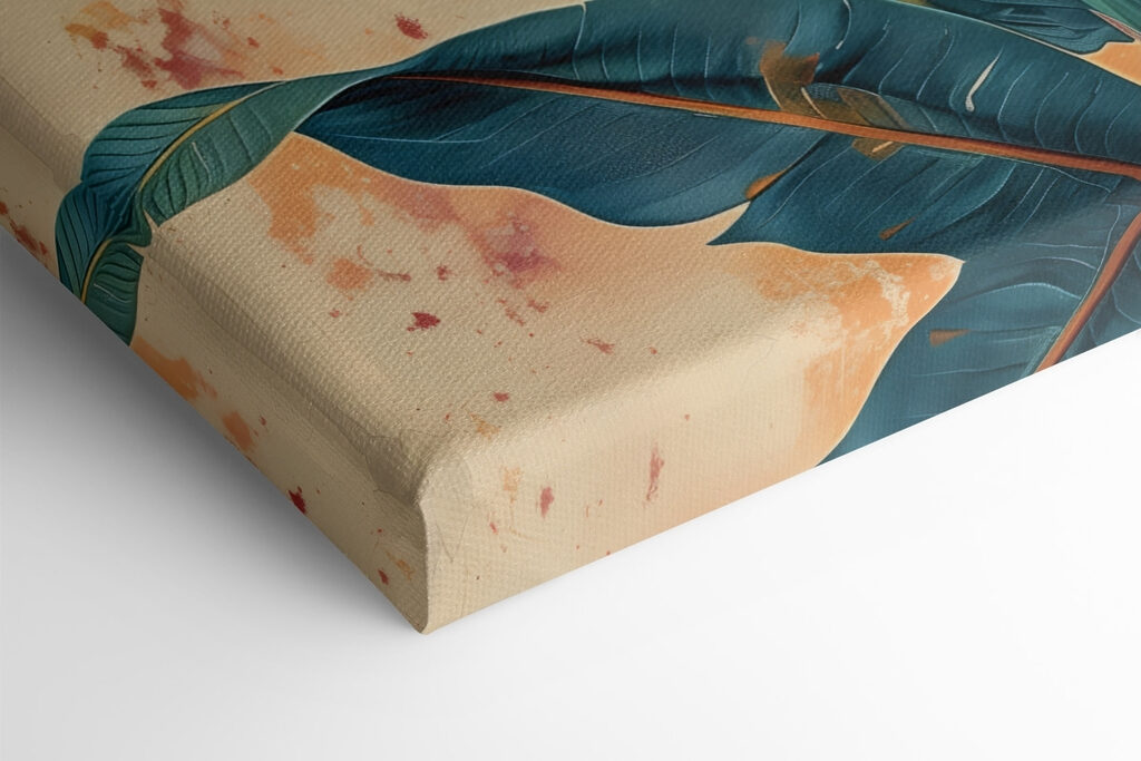 Vibrant tropical blossoms in harmony