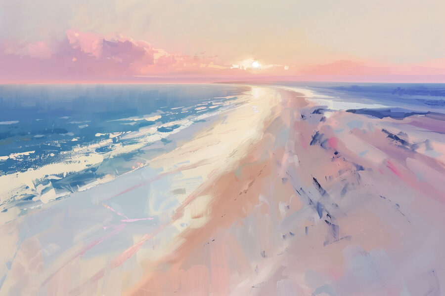 Strand naplementével