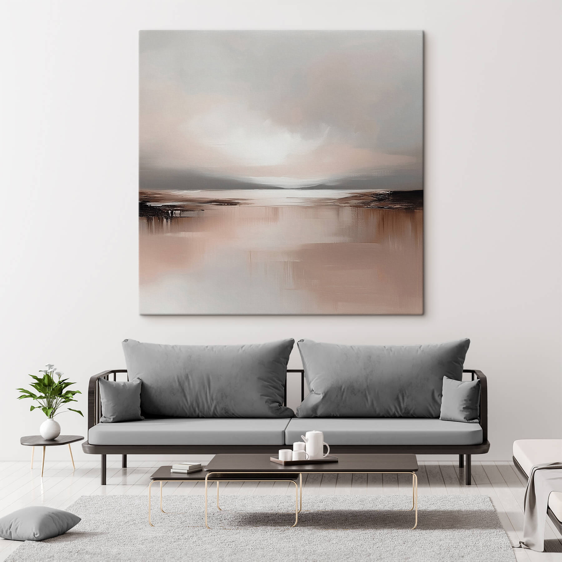 Water with a cloudy sky Water with a cloudy sky