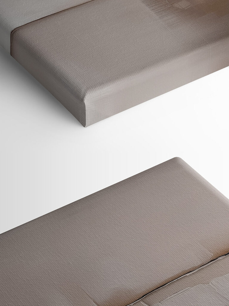 Abstract layers of neutral tones