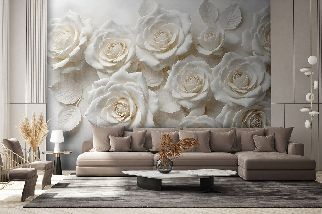 Group of white roses Group of white roses