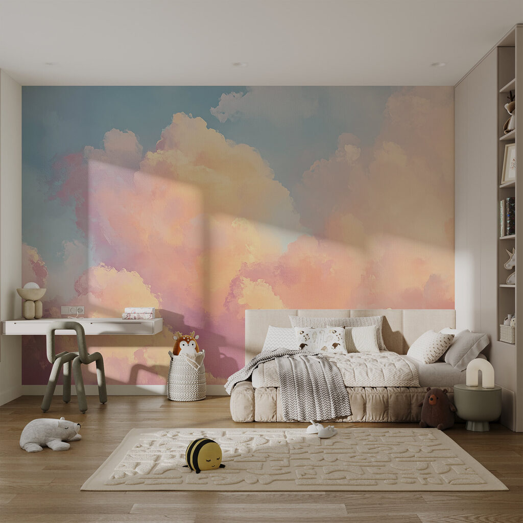 Colorful clouds in the sky Colorful clouds in the sky