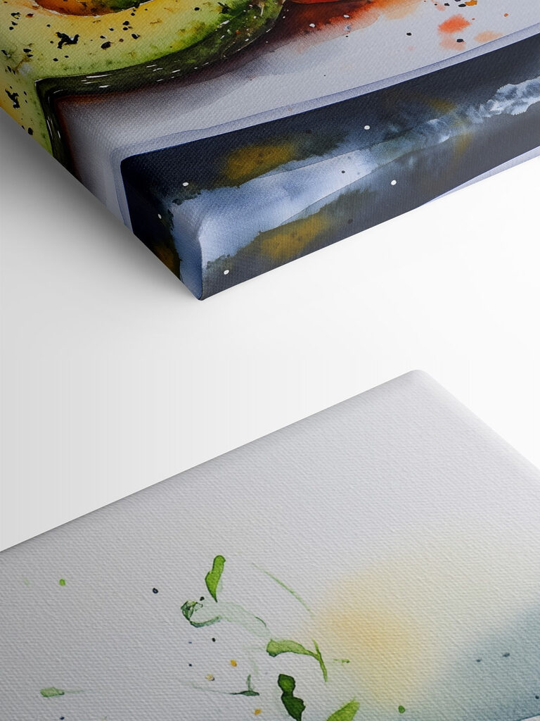 Plate of fruit and vegetables