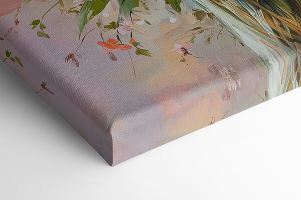 Painting of flowers in a vase