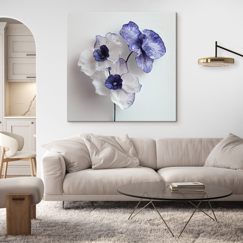 Delicate blooms in soft hues