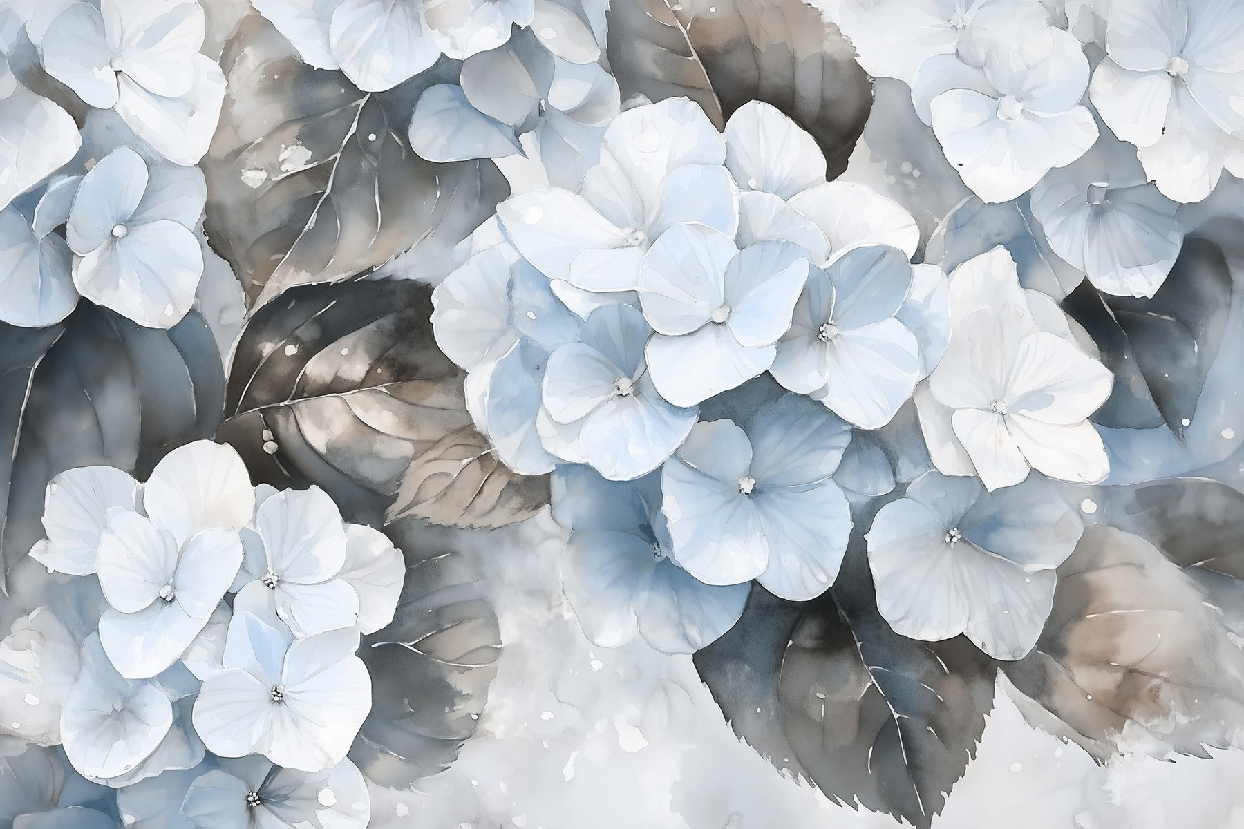 Soft flowers in tranquil hues