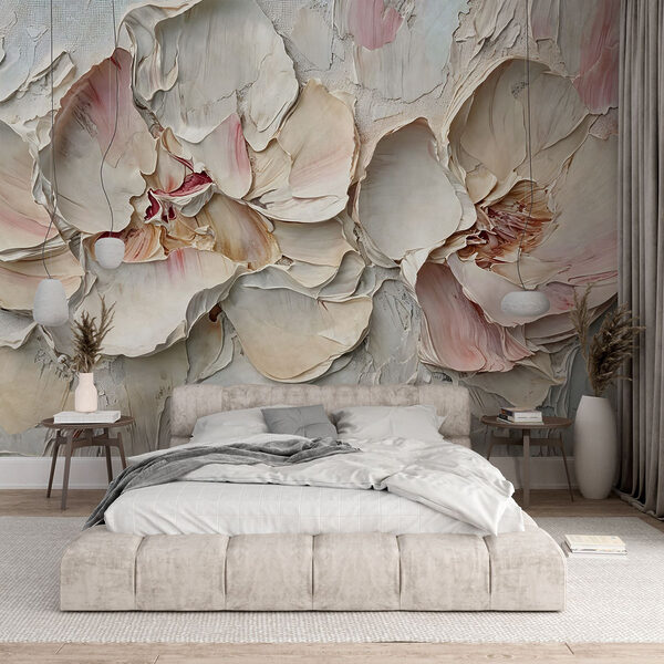 Delicate petals in soft hues