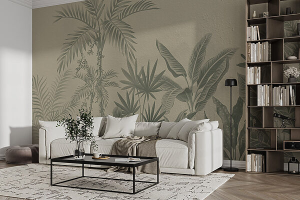 Wall murals Wallpaper with plants on it Wall murals Wallpaper with plants on it
