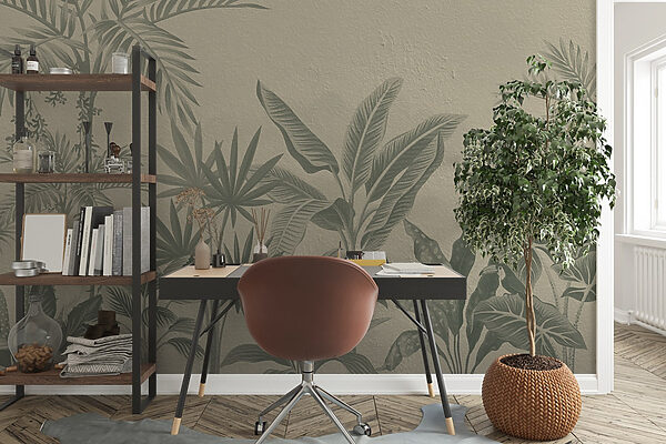 Wall murals Wallpaper with plants on it Wall murals Wallpaper with plants on it