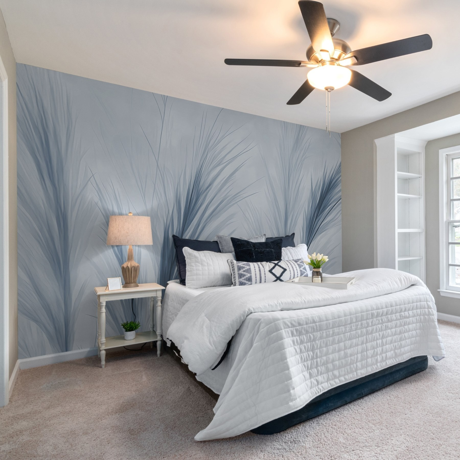 Delicate blue foliage in soft hues Delicate blue foliage in soft hues