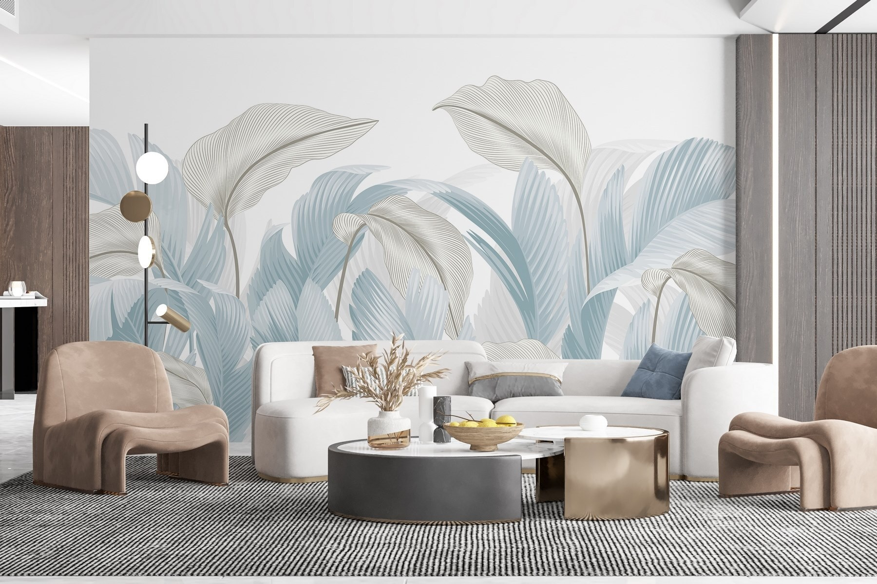 Gentle hues of tropical leaves Gentle hues of tropical leaves