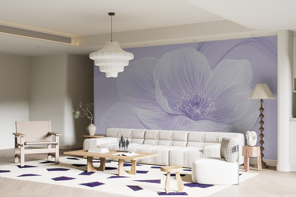 Delicate flower with flowing details Delicate flower with flowing details