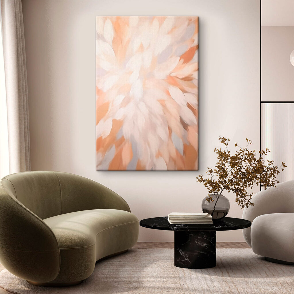 Soft hues blended in gentle harmony