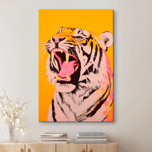 Tigris nyitott szájjal Tigris nyitott szájjal