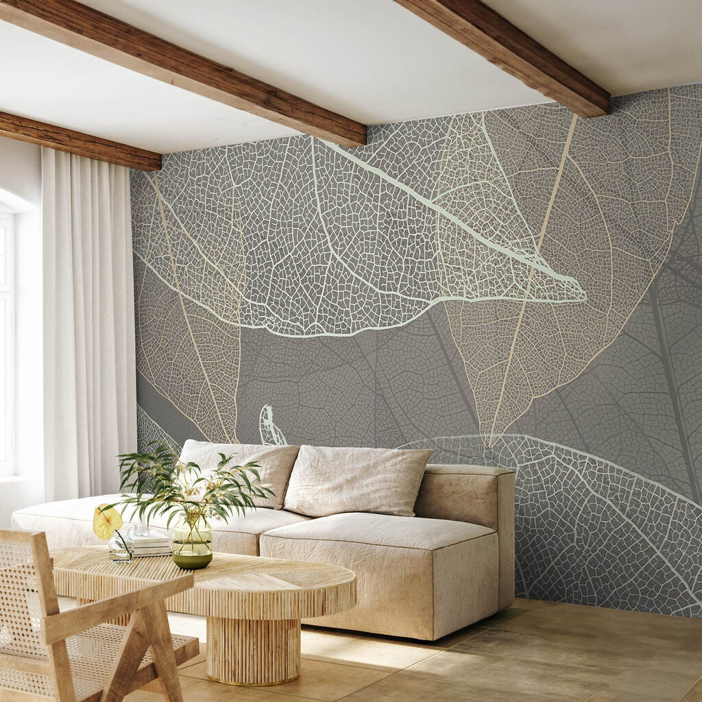 Delicate patterns of leaf veins