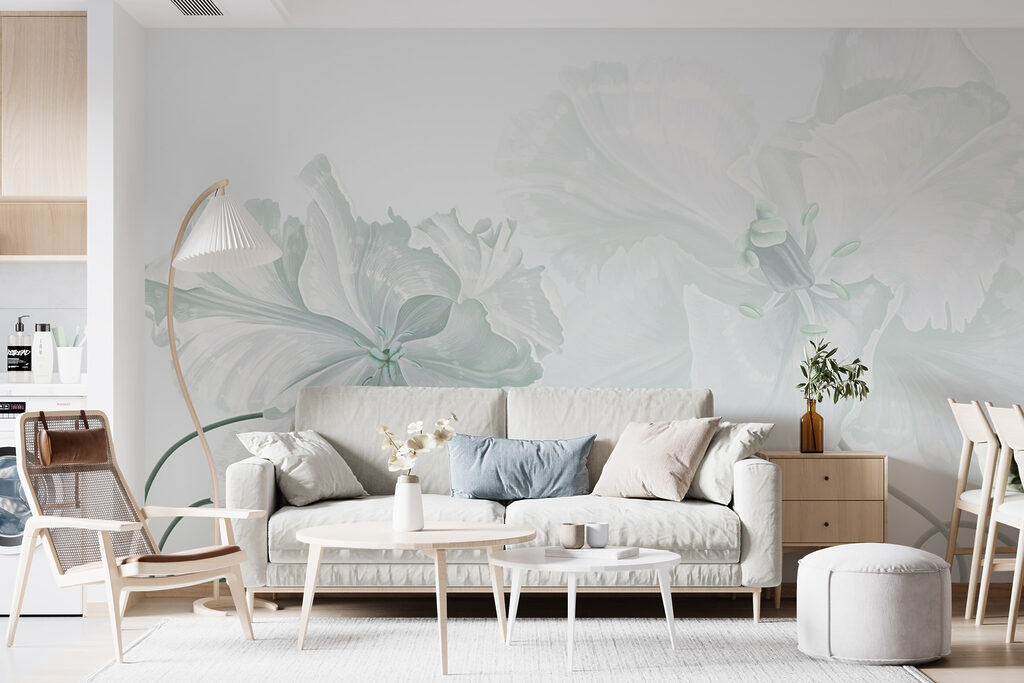 Delicate blooms in soft elegance