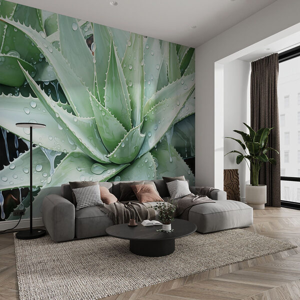 Élénk aloe frissítő esőcseppekkel Élénk aloe frissítő esőcseppekkel
