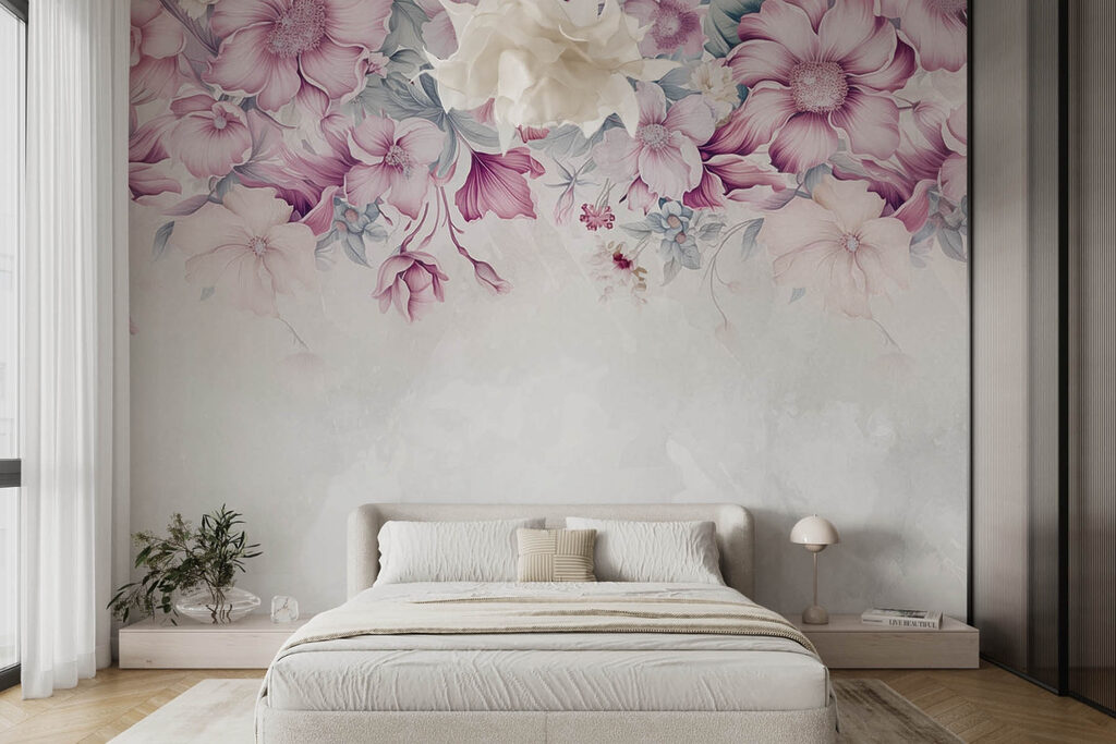 Floral elegance in soft pastels Floral elegance in soft pastels