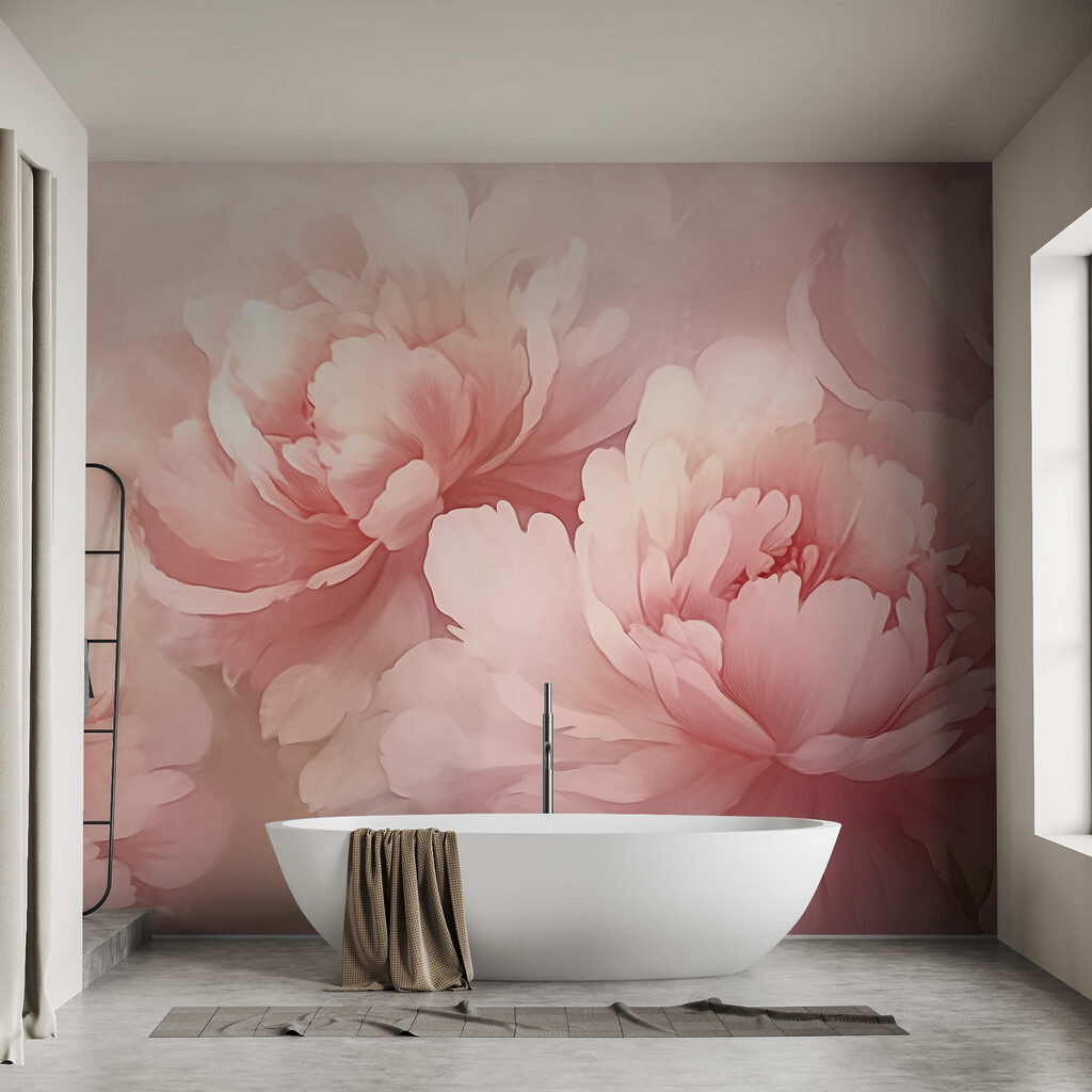 Delicate blossoms in soft hues