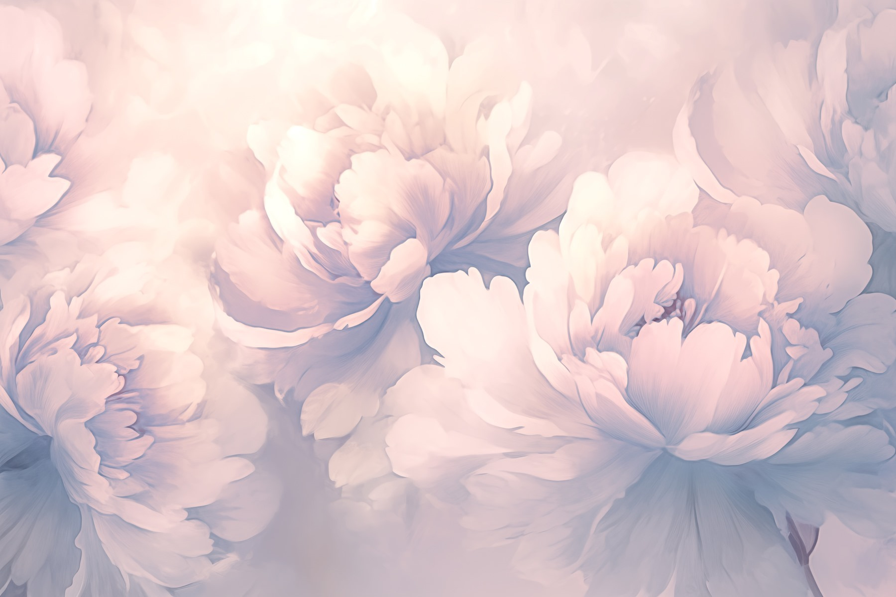 Soft petals in gentle hues Soft petals in gentle hues