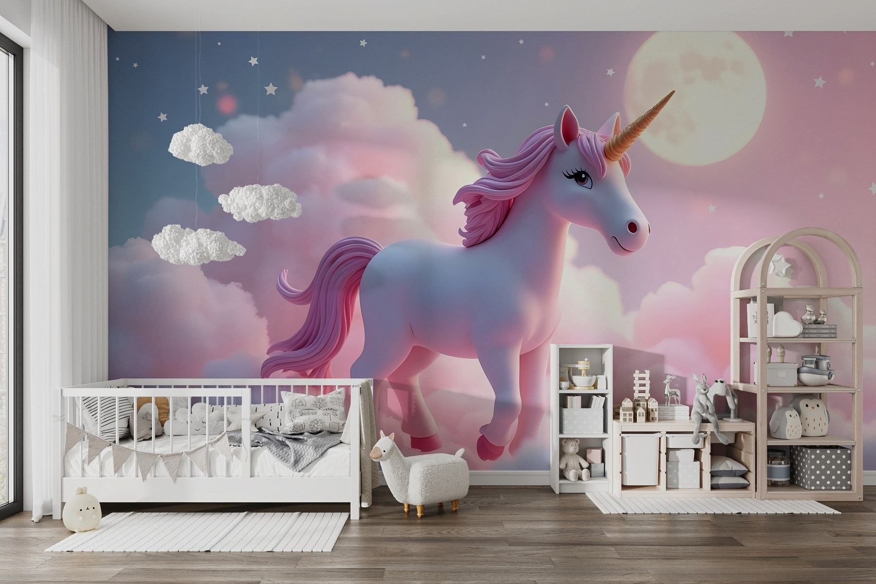 Unicorn in the clouds