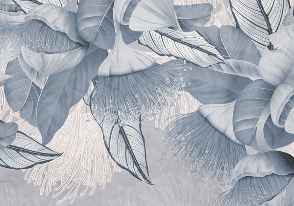 Delicate leaves in soft hues Delicate leaves in soft hues