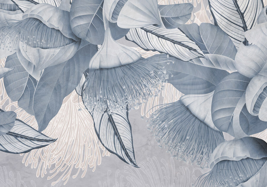 Delicate leaves in soft hues Delicate leaves in soft hues