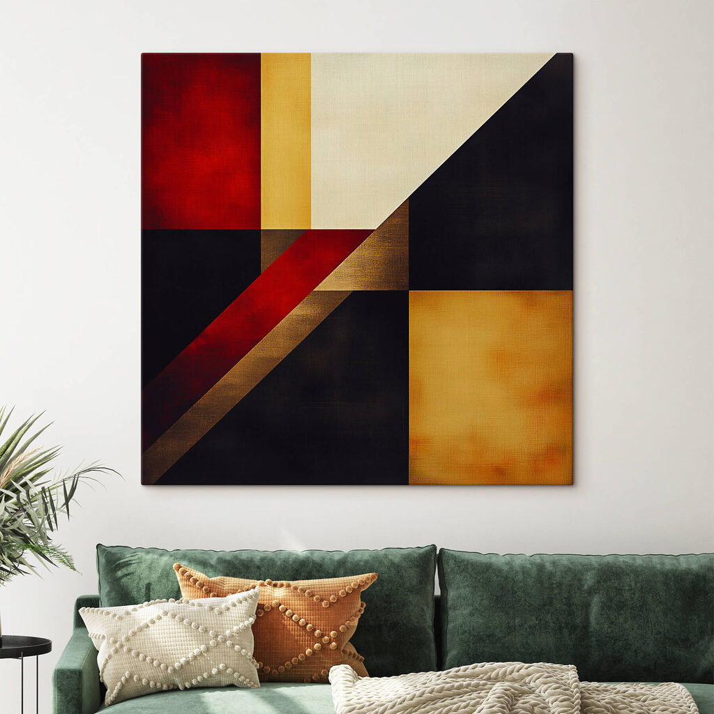 Colorful squares and rectangles