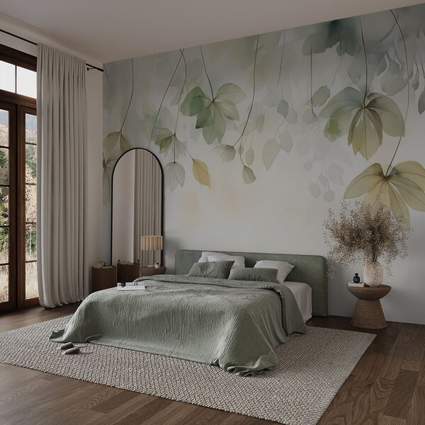 Delicate leaves in soft hues Delicate leaves in soft hues