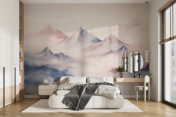 Fotótapéta Hegylánc felhőkkel