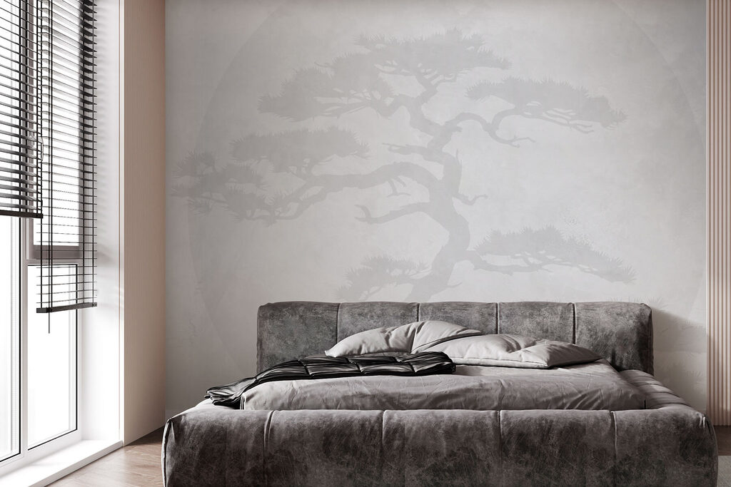 Tree with branches on a white background Tree with branches on a white background